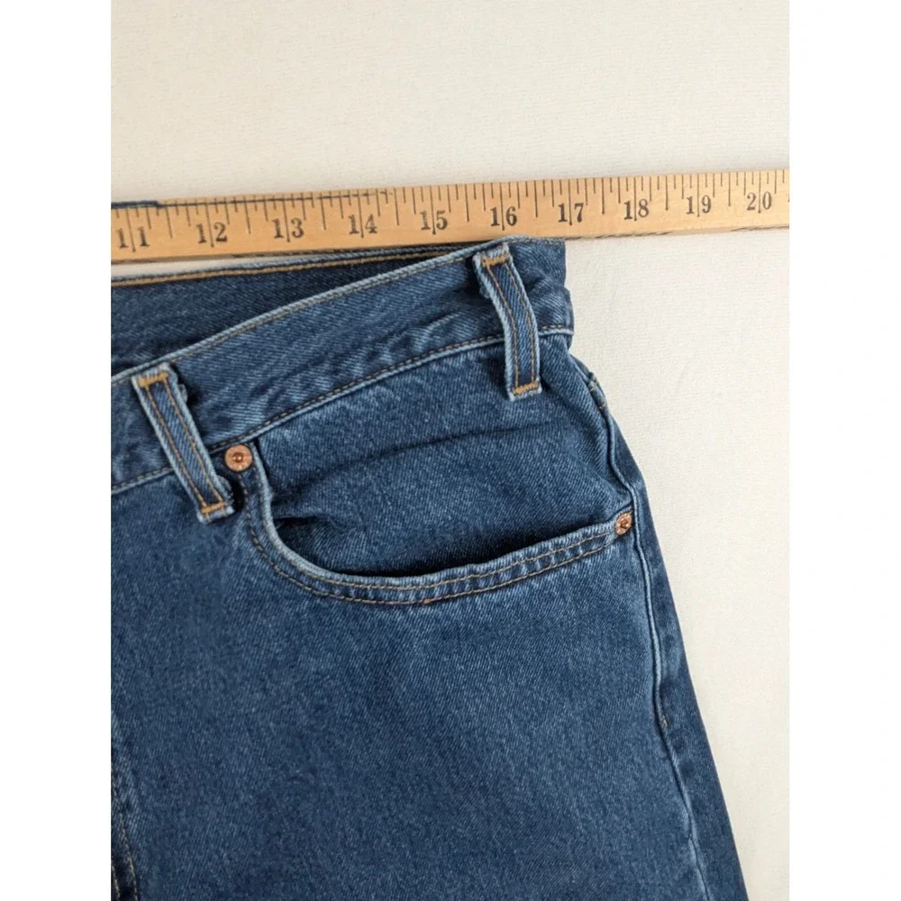 Levi's 505 Mens Reg Fit Y2K Straight Leg Jeans Blue Medium Wash W36 L30 USA Made